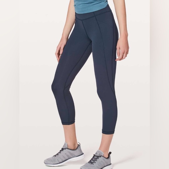 Lululemon Time To Sweat Crop Leggings - Picture 1 of 8